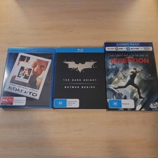 4x Christopher Nolan Blu-rays