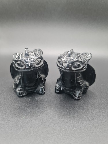 Black obsidian toothless night - black,