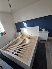 IKEA Malm King Size White Bed