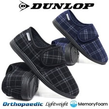 MENS DIABETIC ORTHOPAEDIC EASY CLOSE WIDE FIT MACHINE WASHABLE SLIPPERS SHOES
