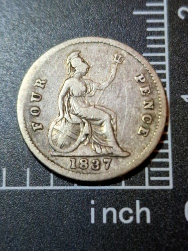 1837 william fourpence - william,