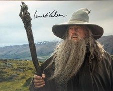 Ian McKellen Hand Signed