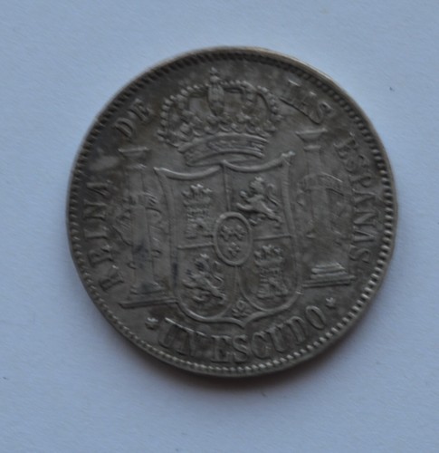 1867 spain isabel escudo - spain,