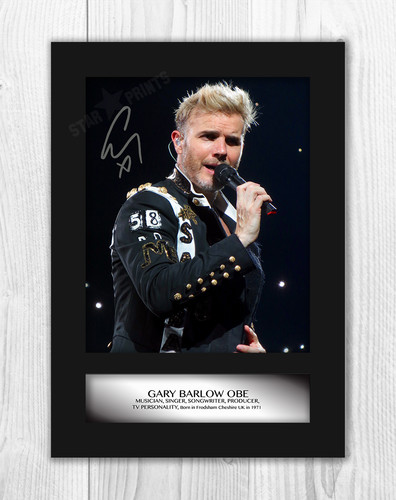 Gary barlow signed - gary,