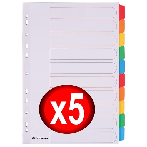 Part dividers white - 10,