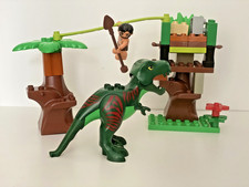 Lego Duplo 5597 Dino Trap Dinosaur T-Rex, Caveman - 100% Complete
