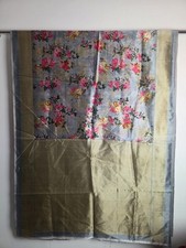 Floral printed indian sari - floral,