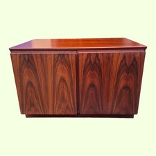 Danish Mid Century Modern Rosewood Cabinet Cupboard Uldum Mobelfabrik 