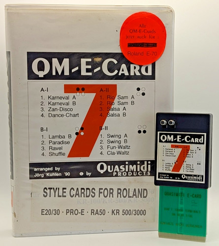 Quasimidi card sound - qm-e-card,