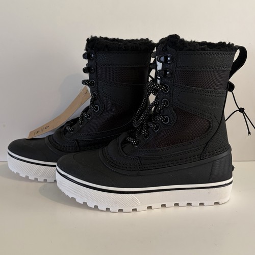 Kids winter snow - boots, black
