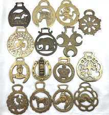 Brass Horse Medallion Lot of