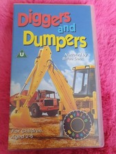 Diggers and Dumpers VHS Video Tape BBC Video Children's Kids