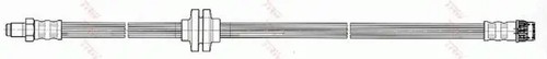 Flexible brake hose - , with