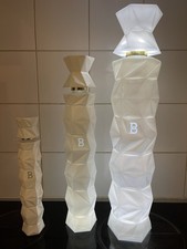 Set Of 3 Belvedere 10 Empty Bottles - 20cl, 70cl, 1.75l