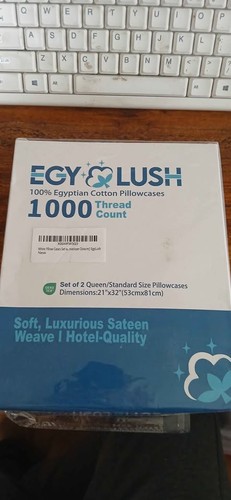 100 egyptian cotton pillow - 100%,