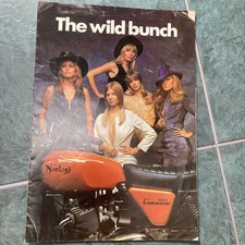 Norton Commando sales Brochure “ The Wild Bunch” circa Dec 1970