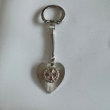 Vintage Social Order of the Beauceant Keychain – Silver Tone Templar SOOB