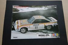 Original magazine advert: VAUXHALL-OPEL MANTA 400 frame-ready wall-art 