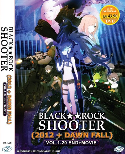 Anime dvd black rock - black, shooter