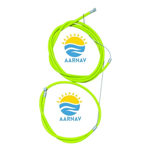 Green brake cable for bikes - green,