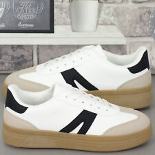 retro trainers sneakers platform flat lace up womens girls pumps running size