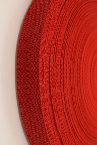 20mm wide red nylon - wide, heavy