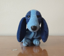 Vintage Hush Puppies Blue Dog