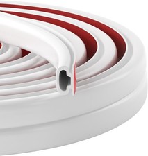 10m White D-Shape Rubber