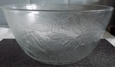 Large glass bowl dish fruit - large,