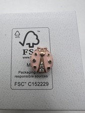 Pandora Reflexions pink ladybird Clip Charm