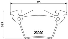 Brake pads 032 brembo for - pads,
