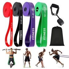 Heavy Duty Pull Up Resistance Bands Set Assisted Exercise Tube Home Gym Training