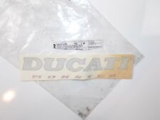 OEM 1997 DUCATI 600/900 M "DUCATI MONSTER 9"x2" STICKER DECAL MARK 43510141AB