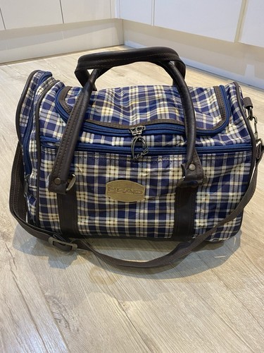 Vintage head tartan holdall - tartan,