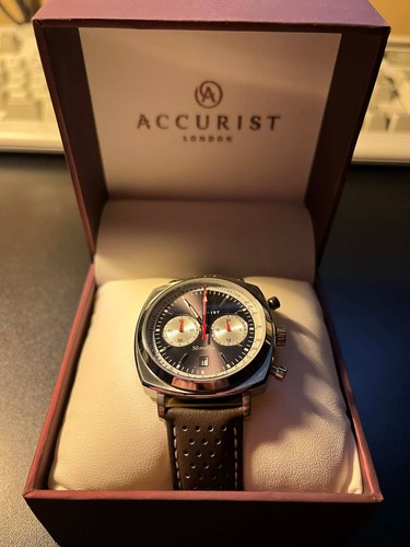 Accurist mens retro chrono - accurist,