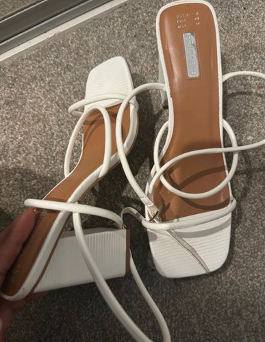 White heels shoes - shoes,