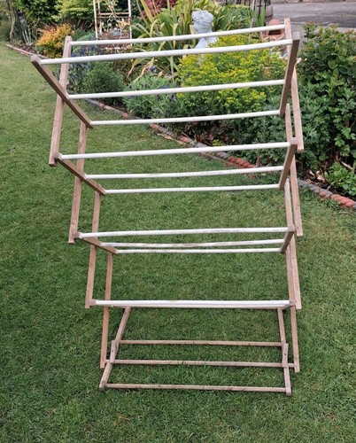 Vintage wooden pull clothes - vintage, up