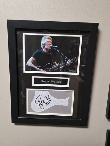 Roger waters signed pickguard - roger,