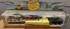 Corgi GIFT SET 17 MILITARY SALADIN, BELL HELICOPTER, TIGER Mk1 TANK  UNPLAYED WI