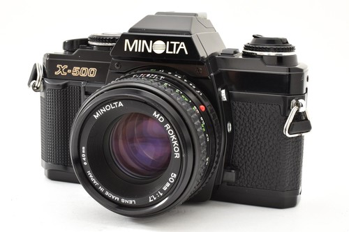 Minolta 500 35mm film - x-500, camera