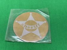 Original 1960"s Lambretta  / Vespa Accessory " SHERIFF" Sticker ULMA N.O.S