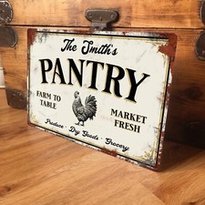 Personalised Pantry Sign