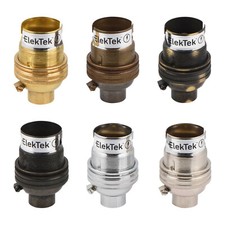 B22 lamp holder unswitched - b22,