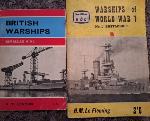 Vintage warship books - vintage, ian