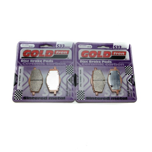 Goldfren s33 brake pads front - s33,