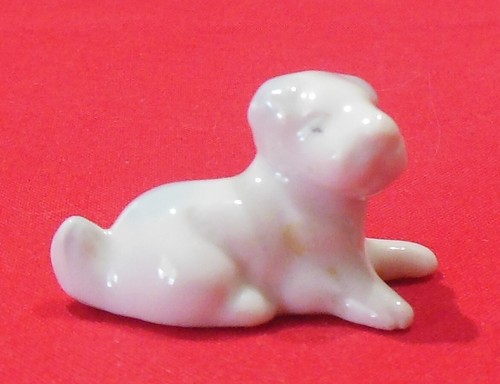 Miniature porcelain white - porcelain,