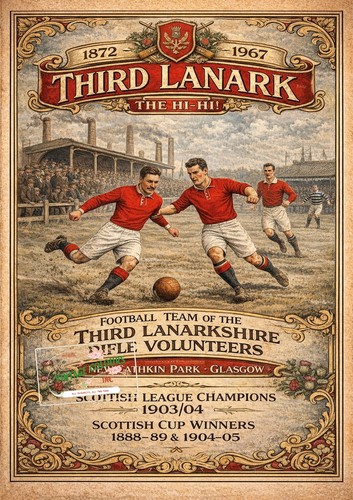 Historic football prints - football,