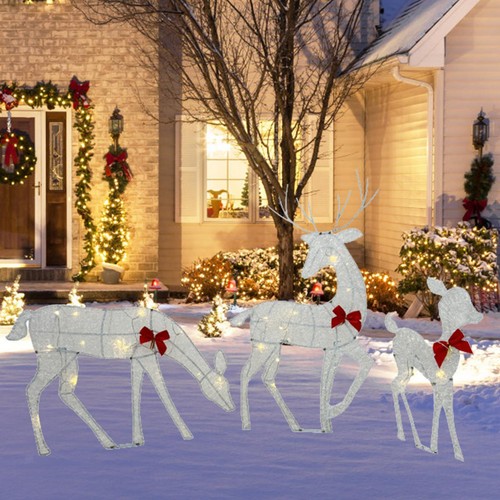 Christmas reindeer family - 3x,
