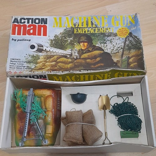 Vintage action man machine - vintage, gun