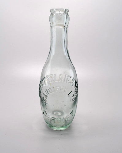 Antique skittle bottle aqua - skittle,